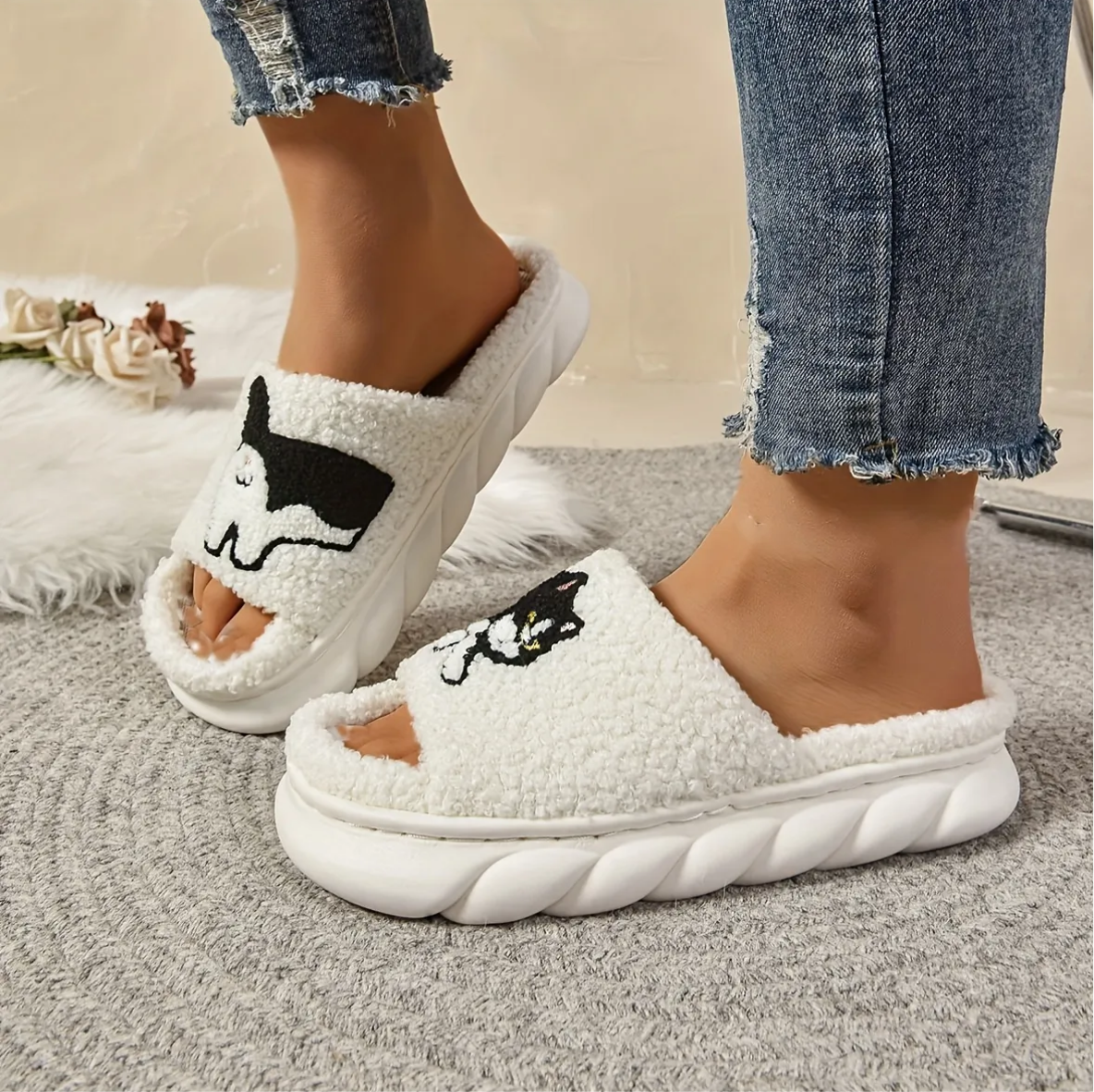 Sarah's Cat Slippers